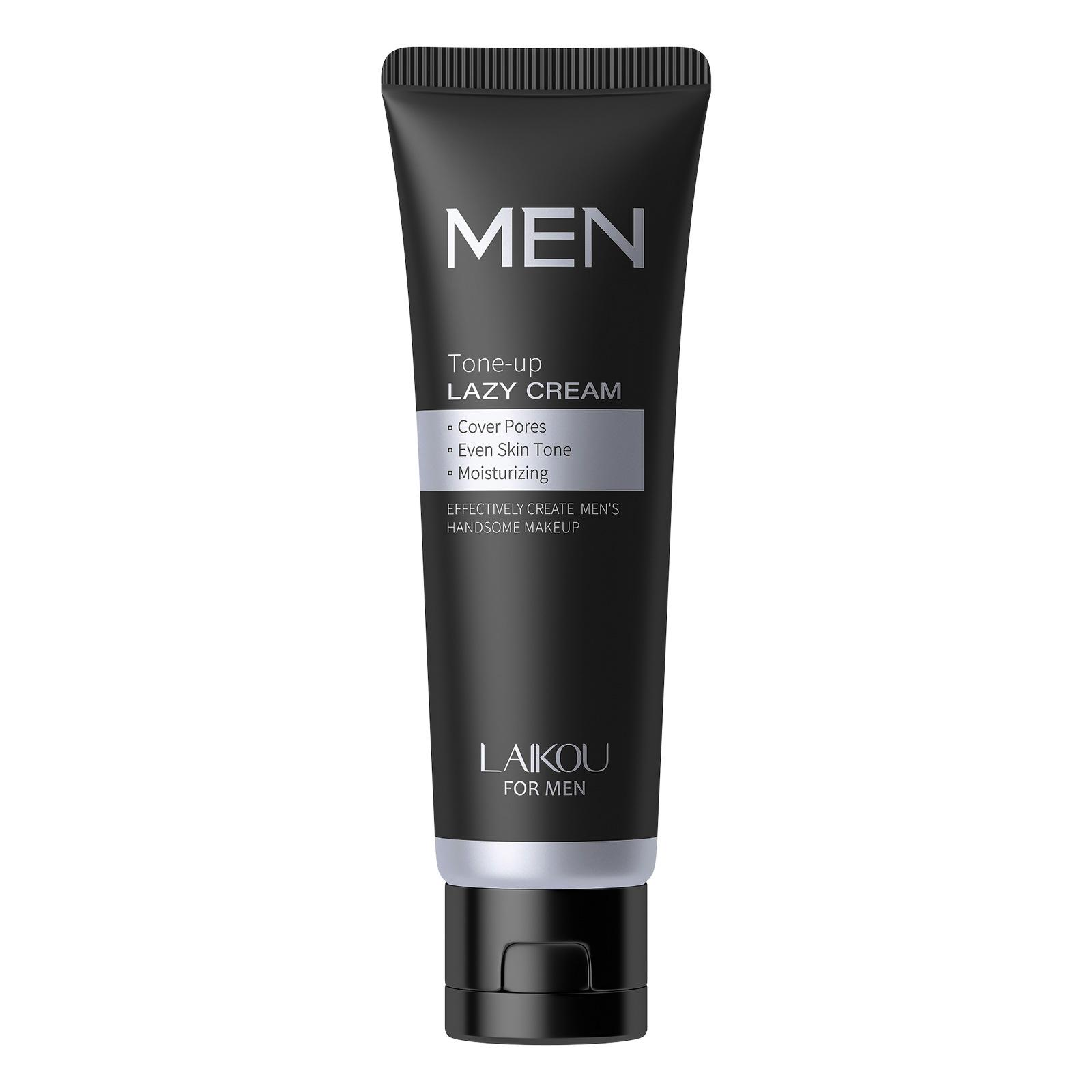 cross-border laikou men's lazy face natural core cream 50g plain face cream english packaging skin care products Item Picture