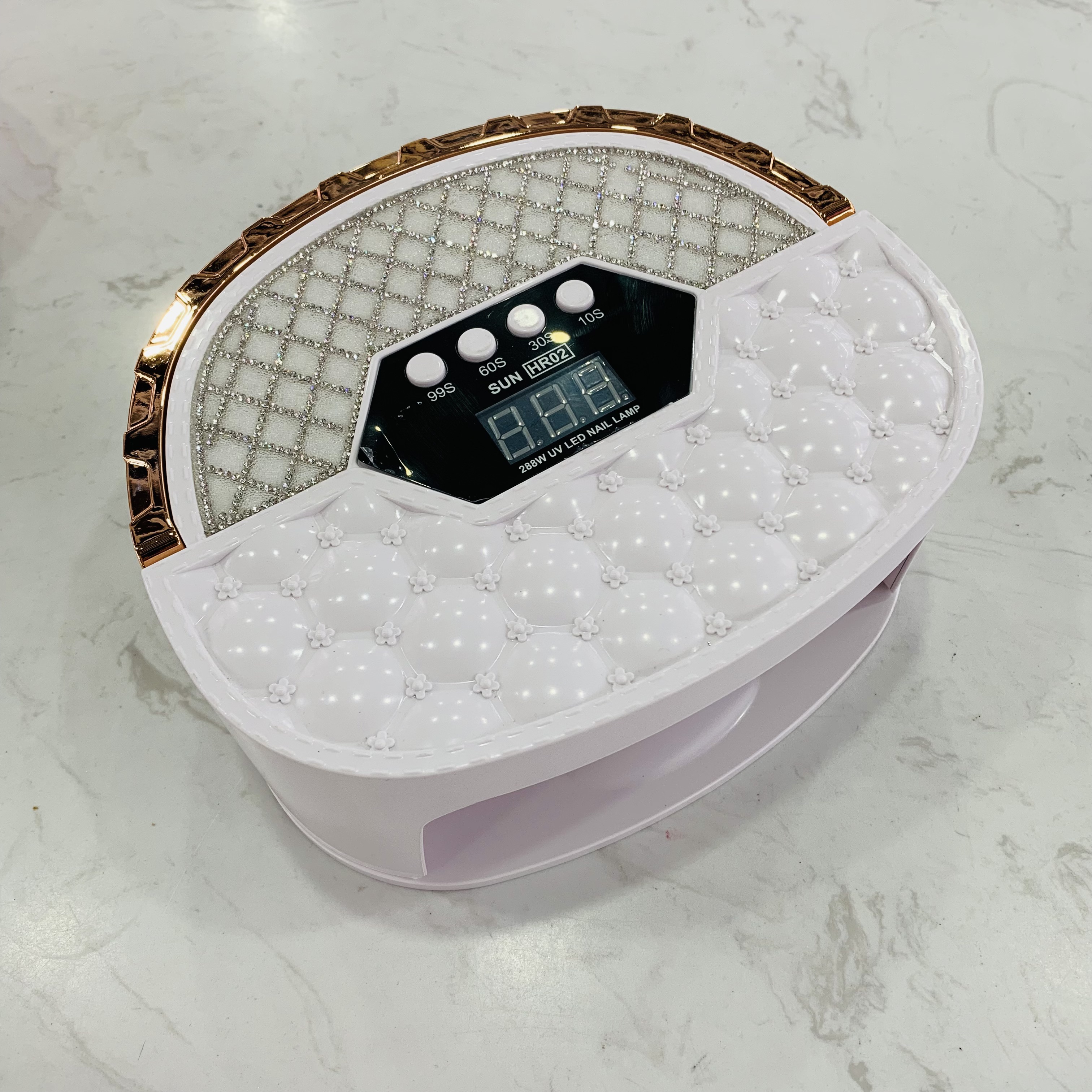 The new 288W portable hand-held nail lamp, high-power nail baking lamp and therapy lamp with intelligent sensing full figure