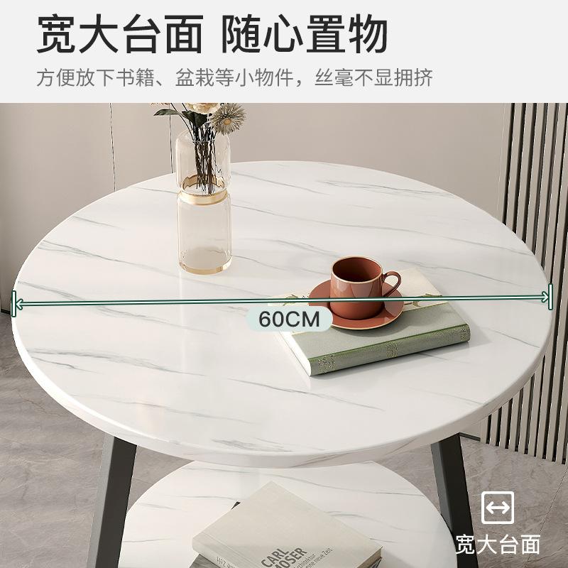 side table small table light luxury small coffee table bedroom mini corner table small round table european style small coffee table living room side table details Picture