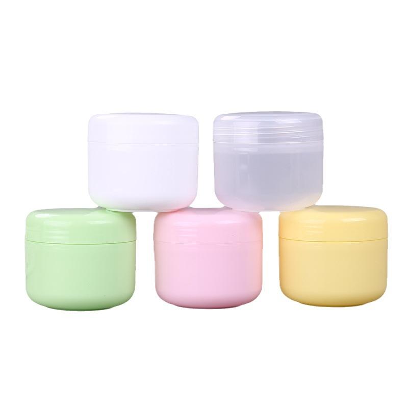 wholesale pp face cream box 20 g30g50g100 g round box cosmetic packaging packing cream box test pack sample box Item Picture
