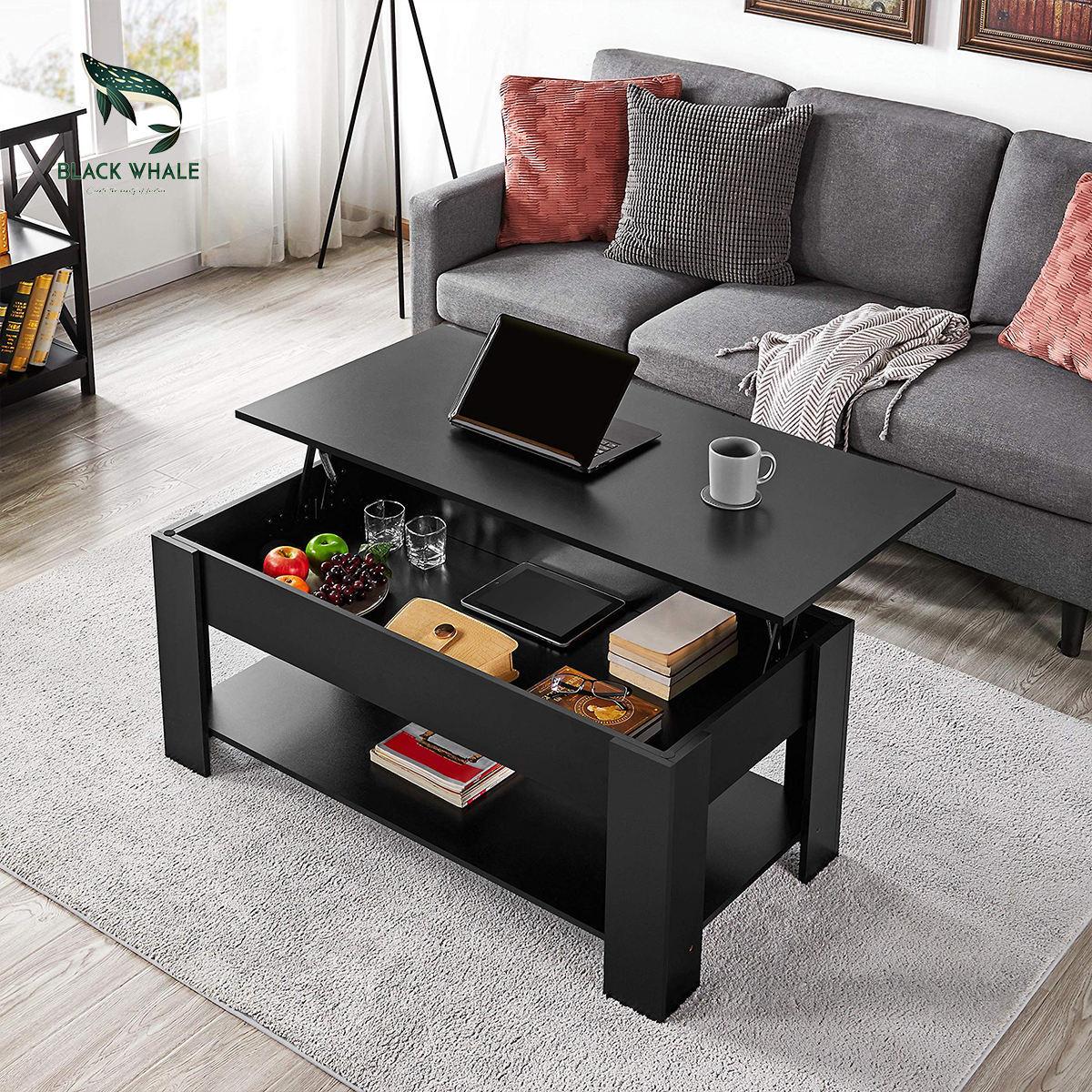 cross-border supply amazon new plate furniture european and american foreign trade living room lifting coffee table factory wholesale coffee table details Picture