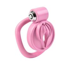 Men's Abs Pink Bird Cage Chastity Lo False Mother Lo SM Ring Dog Sve Binding Adult Alternative Sex Toys