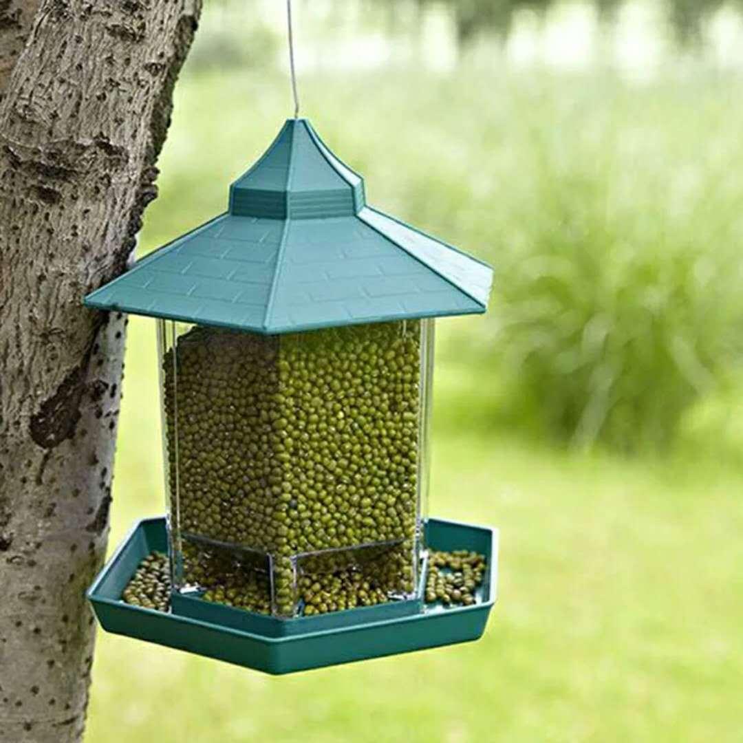 Feeder Hanging Outdoor Birds Feeder Cross-Border Amazon Creative Bird Cage Automatic Waterproof Hummingbird Feeding