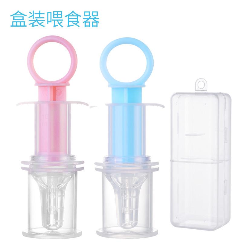 factory direct sales baby syringe feed medication utensil silicone nipple type choke proof feeder safe feeding liquid feeder boxed