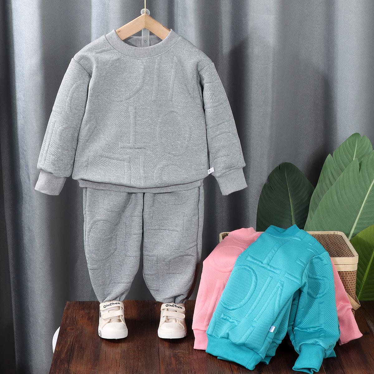 boys' autumn suit 2022 new baby girl sweatshirt two-piece children's casual clothes children children's fashion