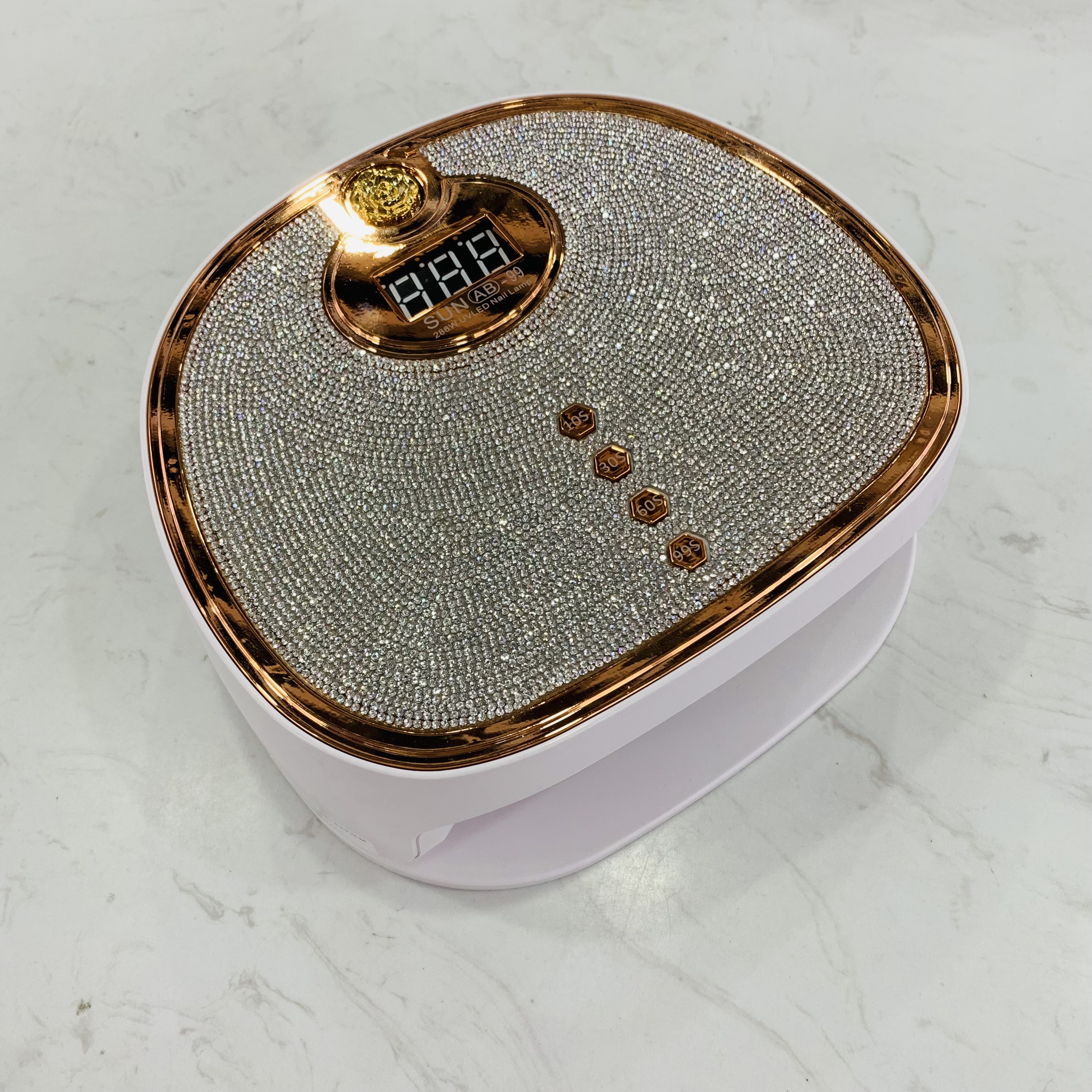 The new 288W portable hand-held nail lamp, high-power nail baking lamp and therapy lamp, with an intelligent sensing detachable base details Picture
