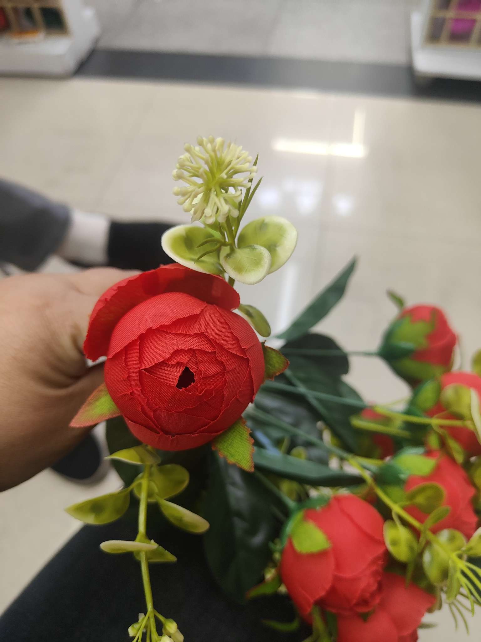 Artificial flowers/sweet buds/fake flowers, diy imitation materials/fake flowers Specification image