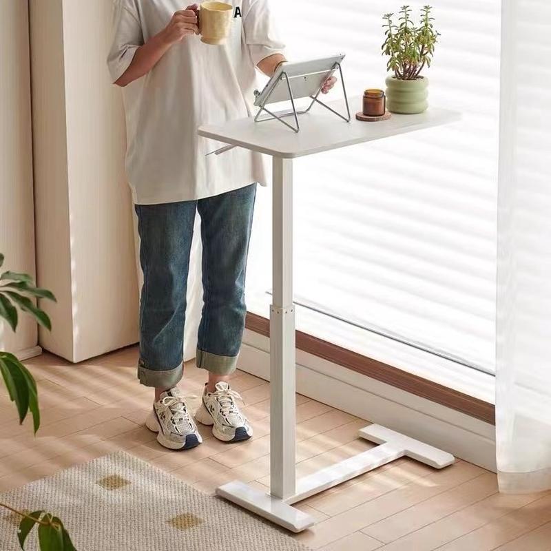 sofa side table movable household living room side table with wheels lifting small coffee table modern minimalist bedroom bedside table full figure