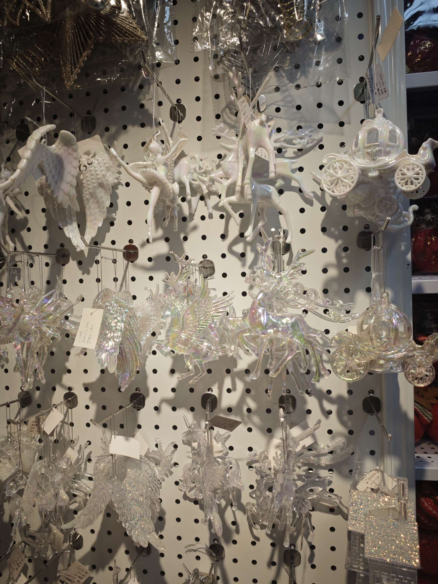 南瓜马车 白色马车 圣诞工艺品挂件 马车白色详情图2