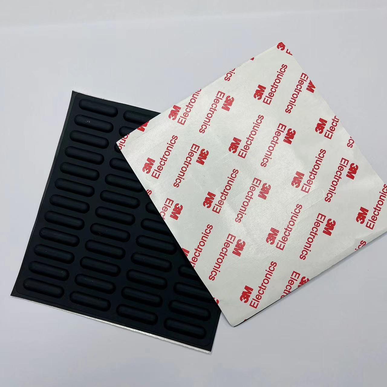 laptop bottom strip silicon floor mat router audio socket bottom non-slip wear-resistant pressure-resistant details Picture