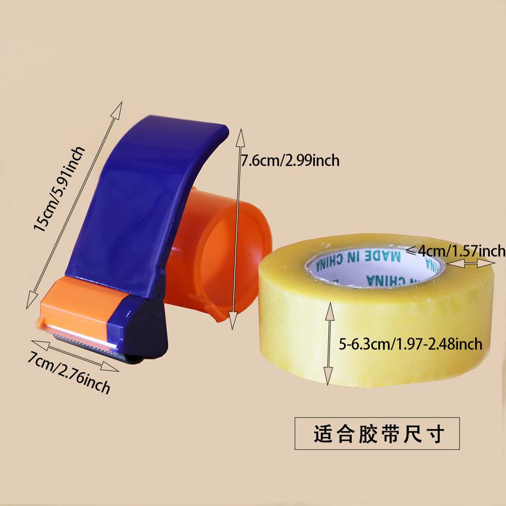 in stock tape cutter small size office express packaging carton sealer handheld tape dispenser plastic tape base wholesale Application Scenario