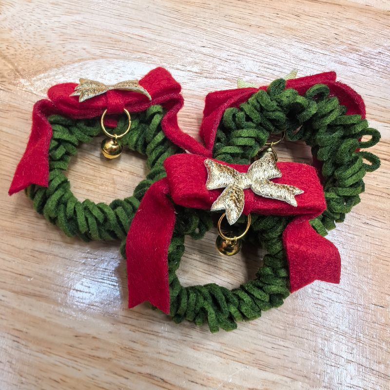 无纺布花配件 不织布饰品 DIY手工艺品材料 高级饰品配件精美耐用饰品配件圣诞花环