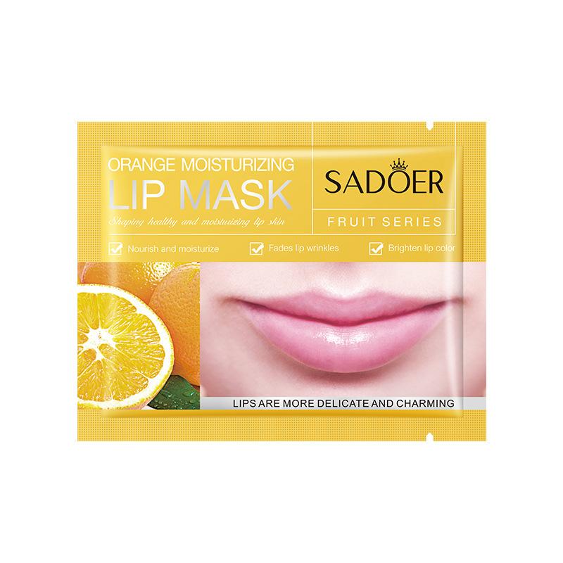 Full English Lip Balm Sadoer Avocado Fruit Series Lip Balm Moisturizing L. Ip Mask Application Scenario