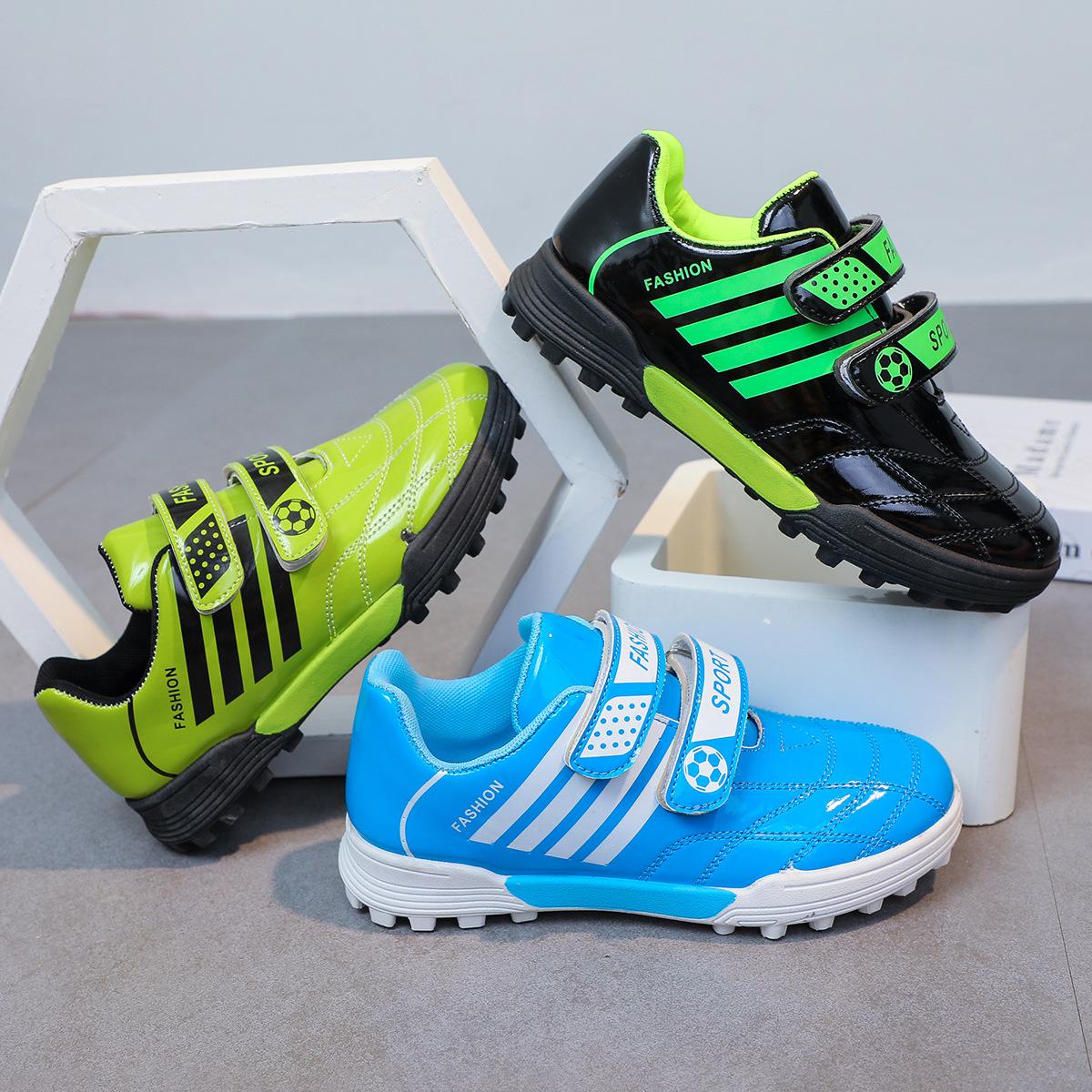 children's casual all-matching sneakers autumn new soft bottom lightweight boys primary school students middle and big children football shoes full figure