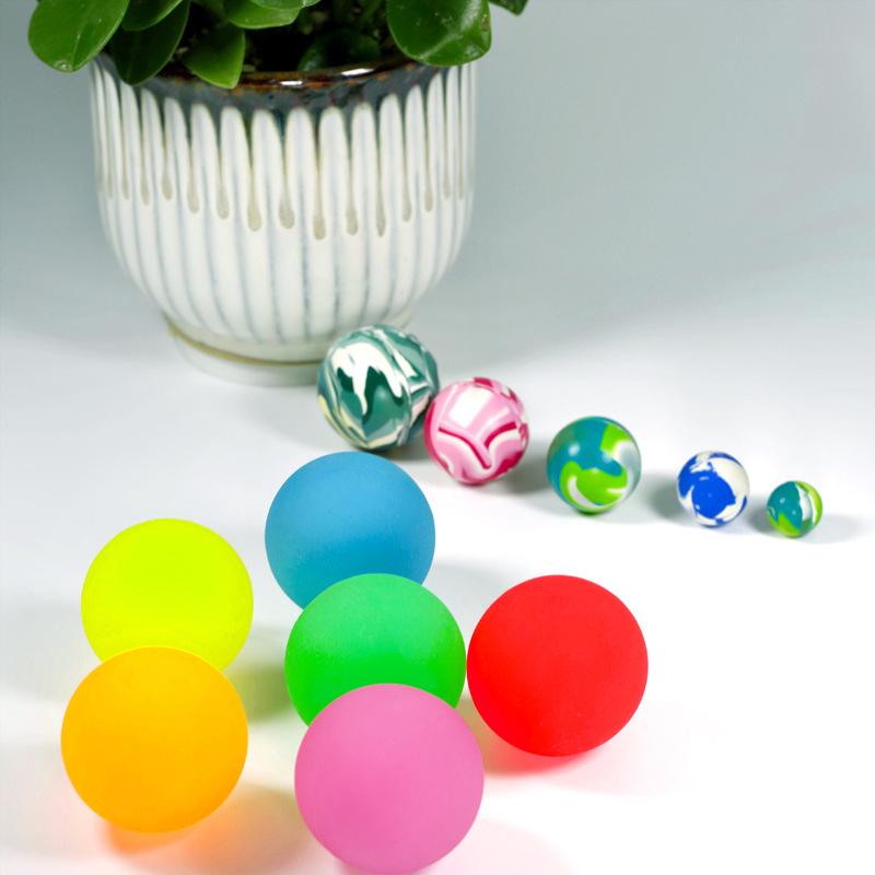 victor luminous bouncy ball high elastic full specification bouncing ball luminous frosted glossy children's toy jumping ball Specification drawing