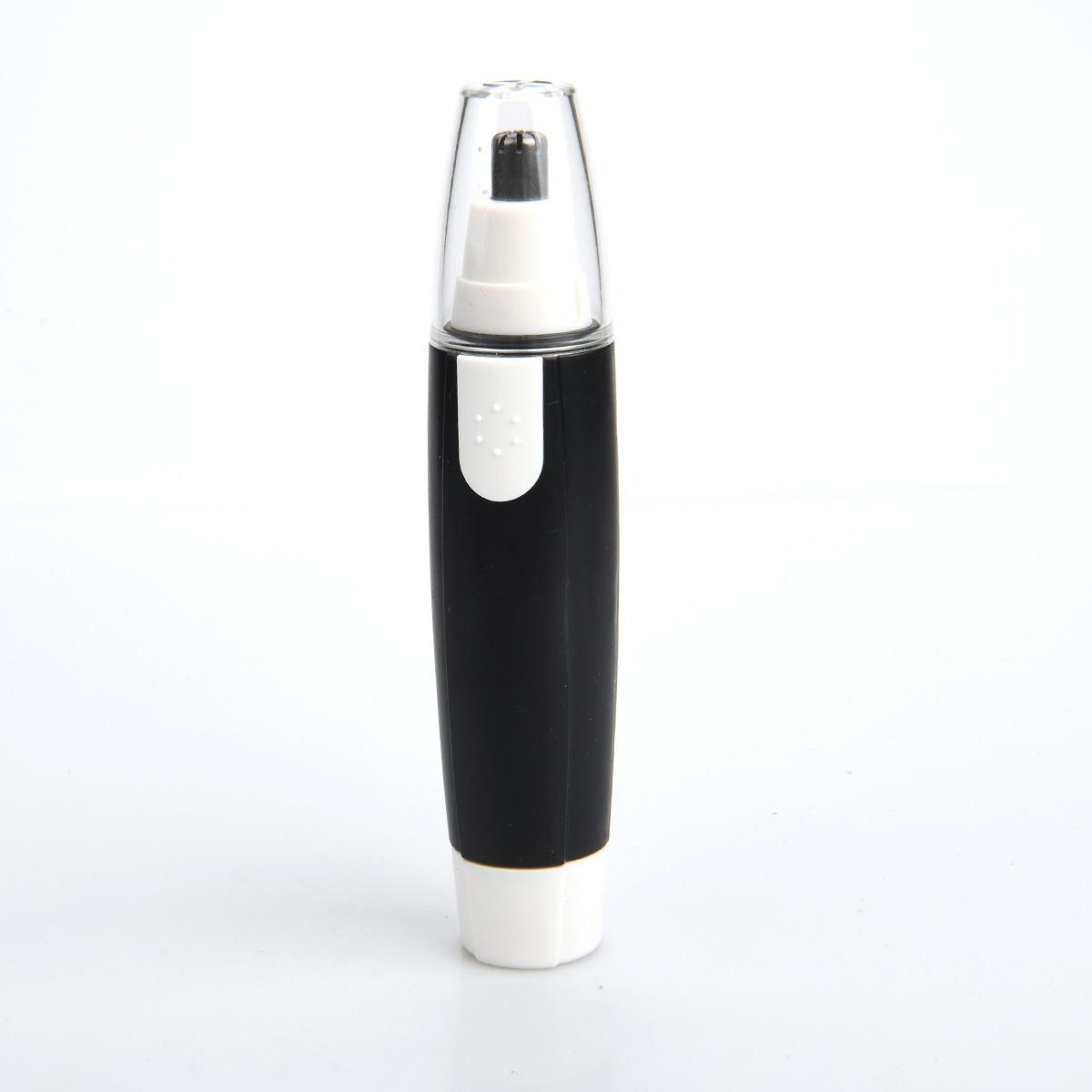Portable Dry Battery Nose Hair Trimmer Nose Hair Trimmer Electric Automatic Ear Shaving for Men and Women Vibrissac Scissors Black without Spray Paint details Picture