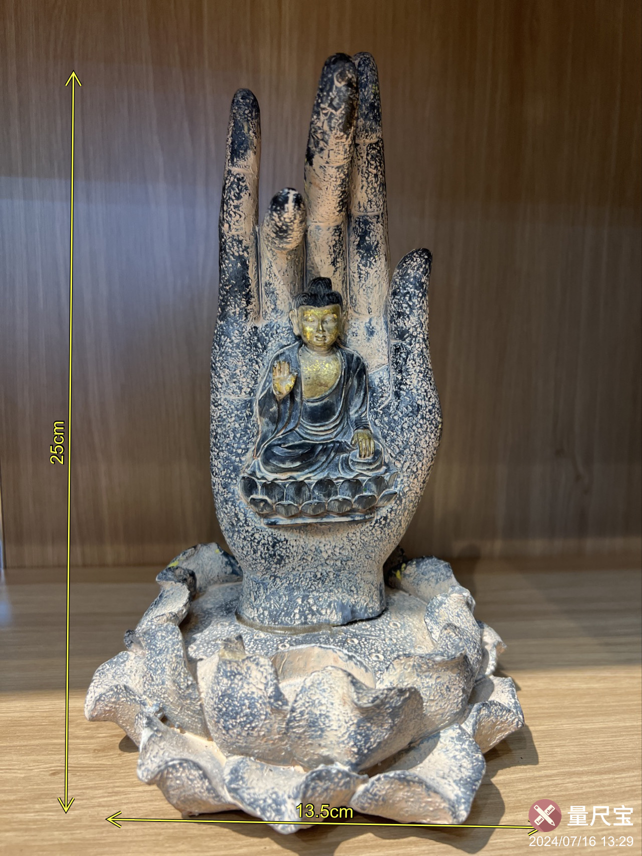 莲花佛手烛台摆件树脂工艺品佛像工艺品摆件