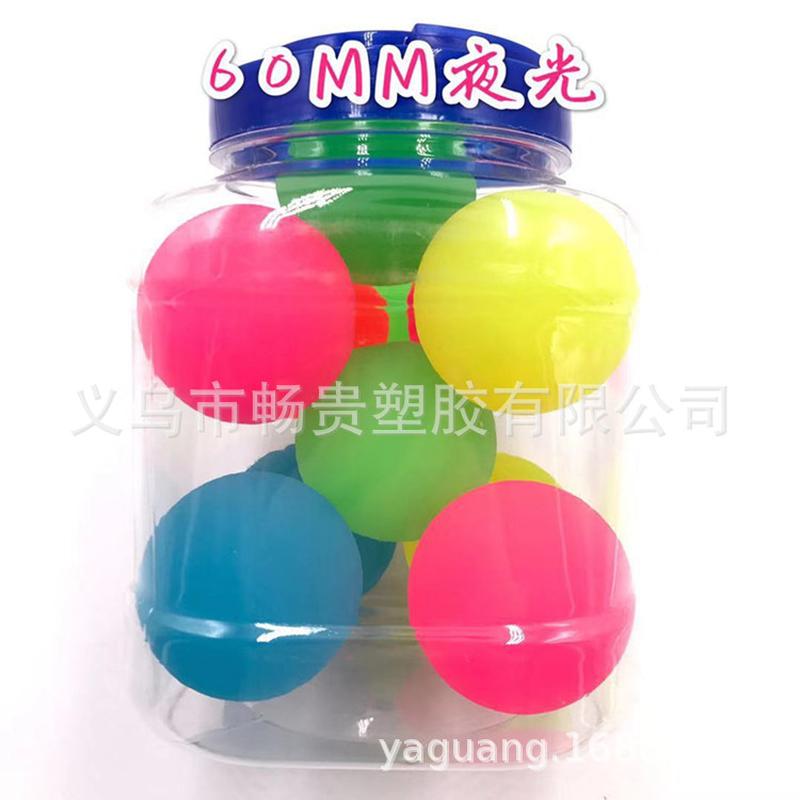 elastic ball manufacturer luminous bouncy ball elastic ball fluorescent rubber bouncy ball elastic ball children's toys capsule toy blind box hole music Application Scenario