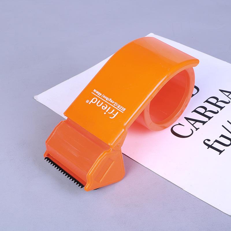 Dual-Color Patchwork Simple Carton Sealer 48mm Hot Selling Product Extended Adhesive Tape Cutter Universal Paaging Assistant details Picture