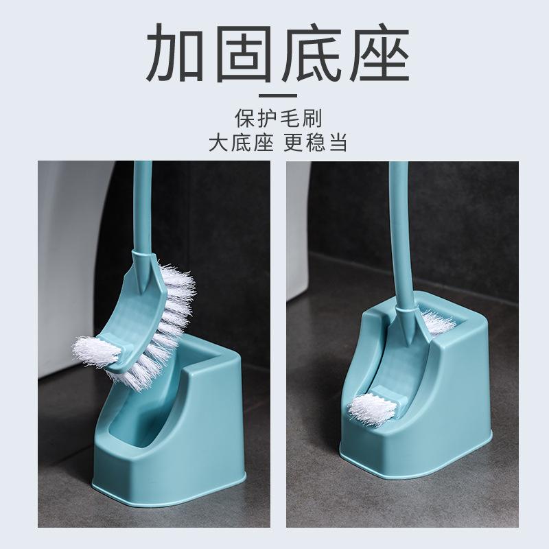 toilet brush set toilet cleaner brush cleaning brush household soft brush no go to the dead end toilet brush long handle brush Application Scenario