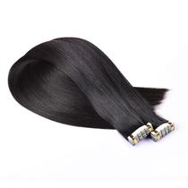 Customized Pu Real Human Hair Piece Real Human Hair New Hair Extension Adhesive Wig Wig Xuchang Manufacturer Wholesale