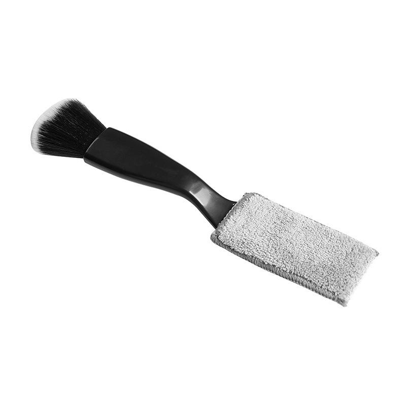 Car Air Conditioning Air Outlet Cleaning Brush Interior Cleaning Tools Car Dashboard Double Head Dusting Brush Soft Brush Item Picture