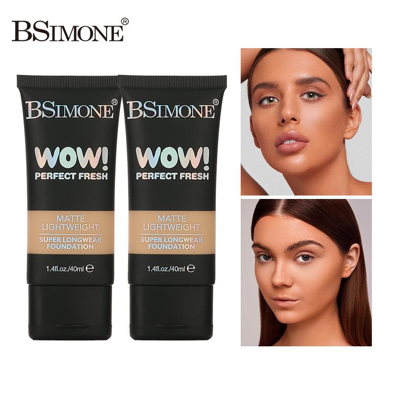 exclusive for cross-border nourishing waterproof liquid foundation concealer long lasting smear-proof makeup natural light dry leather suitable for liquid foundation