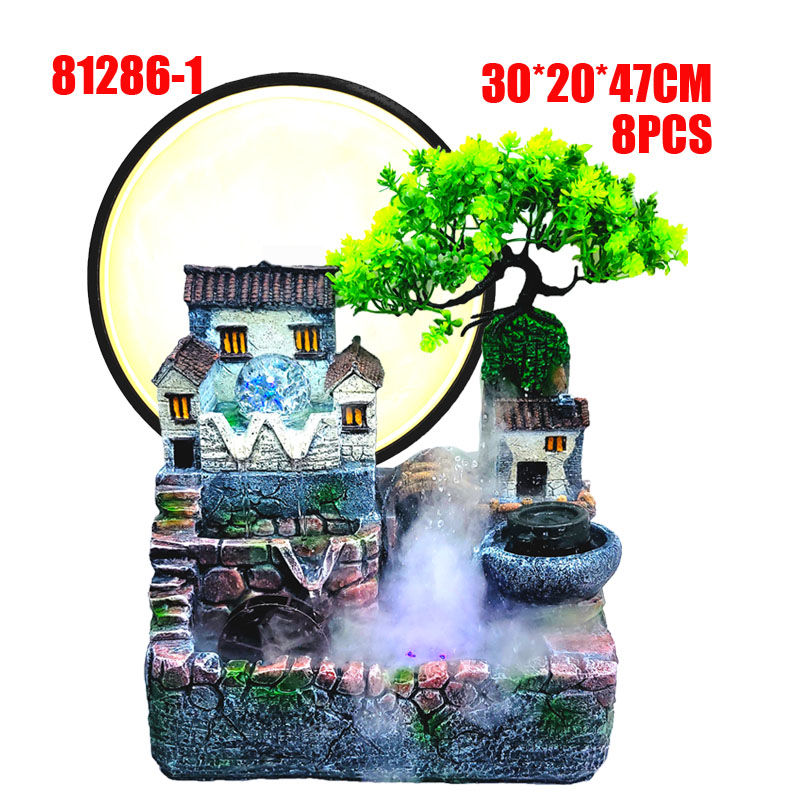 流水摆件实物图