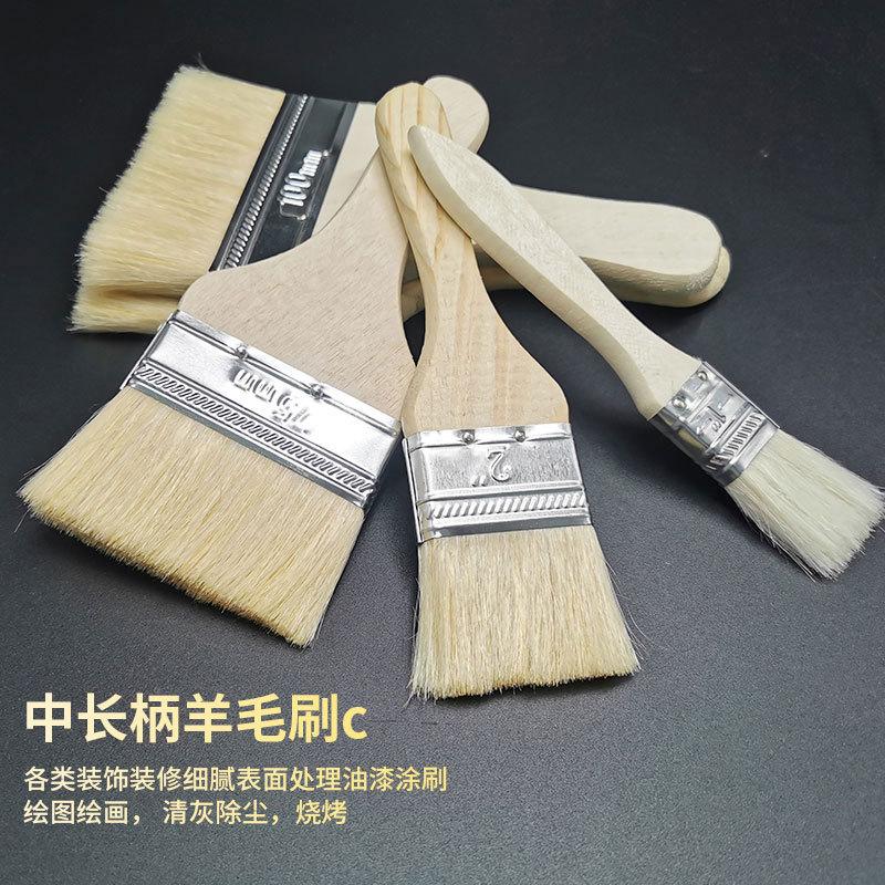 wooden handle wool brush wooden handle fine brush pure wool brush wooden handle soft brush indoor fine decoration brush Application Scenario