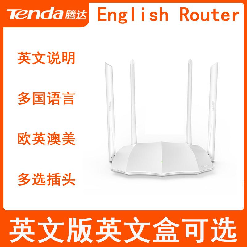 English Tenda Tengda Ac5s Wireless Router WiFi Dual-Band 5G 1200M English Router details Picture