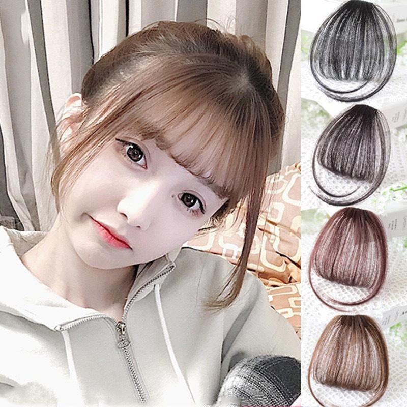 Wig Bangs Wig Hand Woven Real Human Hair Air Bangs Hair Piece Mini Bangs Factory Wholesale