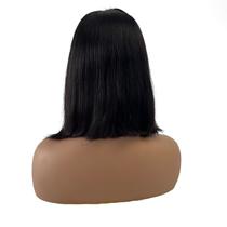 short straight human hair wig sheath bob human hair wig natural color glueless wig wig