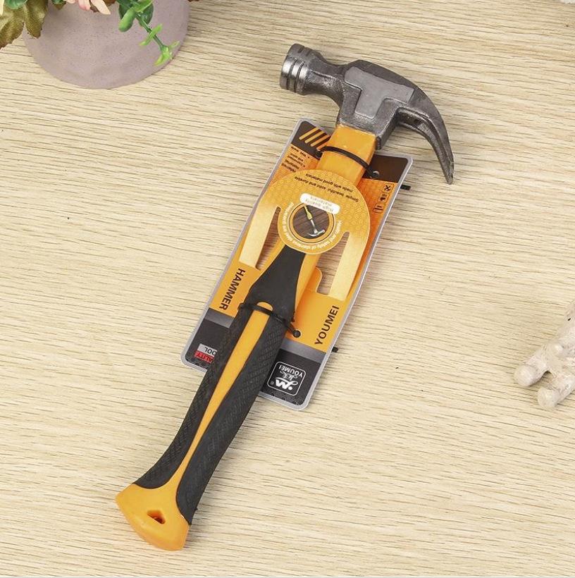 kaisheng claw hammer woodworking hammer special steel hardware household hammer nail lifting small iron hammer integrated mini hammer nail pulling hammer details Picture