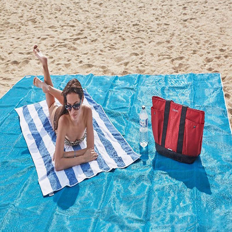 Sand Free Mat New Magic Sand Leakage Beach Mat Outdoor Oversized Camping Seaside Travel Beach Mat