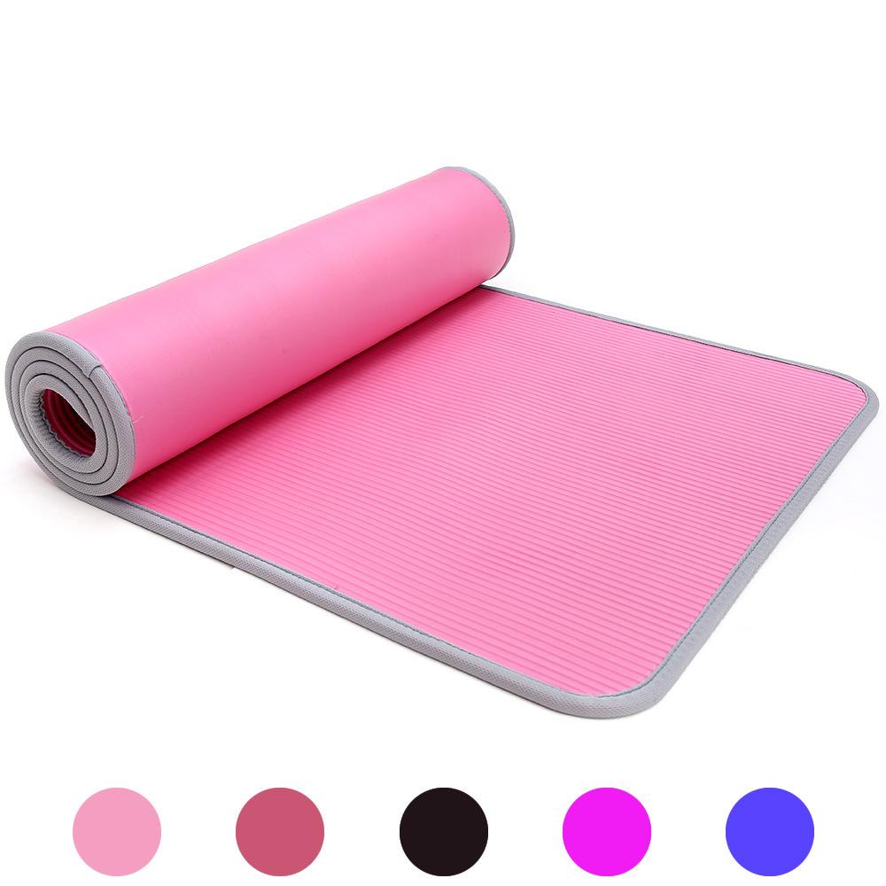 fitness yoga mat yoga mat sports thickening non-slip yoga mat edging mat yoga indoor dance gymnastic mat
