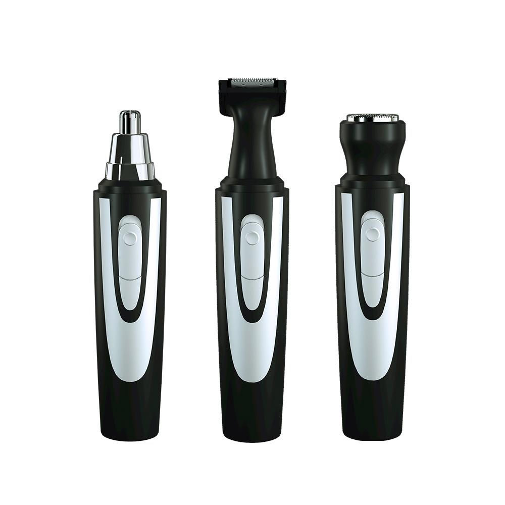 cross-border new nose hair trimmer men's nose hair trimmer washed waterproof dry battery electric nose hair repair device manufacturer details Picture