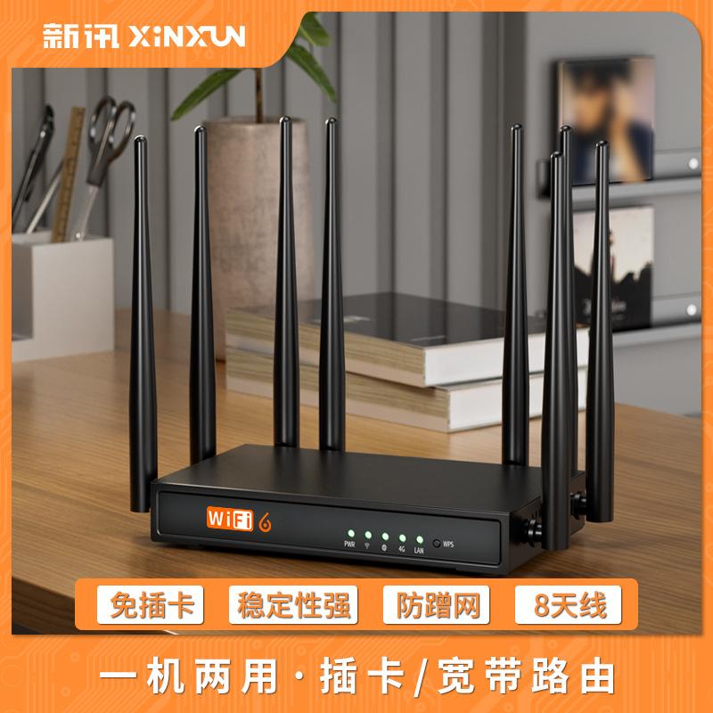 xinxun 4g card-free installation-free wireless router home construction site dormitory wifi6 outdoor indoor office