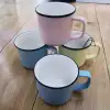 Creative colored glaze ceramic cups, mugs, ceramic cups, fruit mugs, coffee ceramic cups, ceramic cups, students are cute Specification image