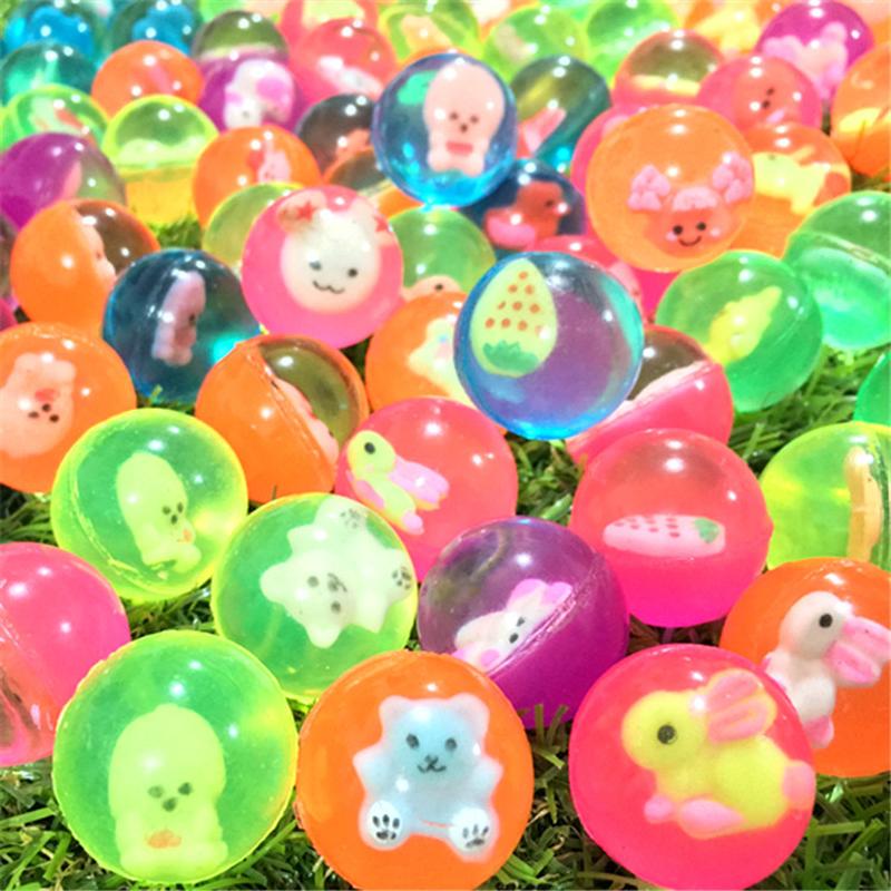 no. 27 mixed rubber bouncy ball colorful fun park haidilao floating toys 25mm children bouncing ball wholesale Specification drawing