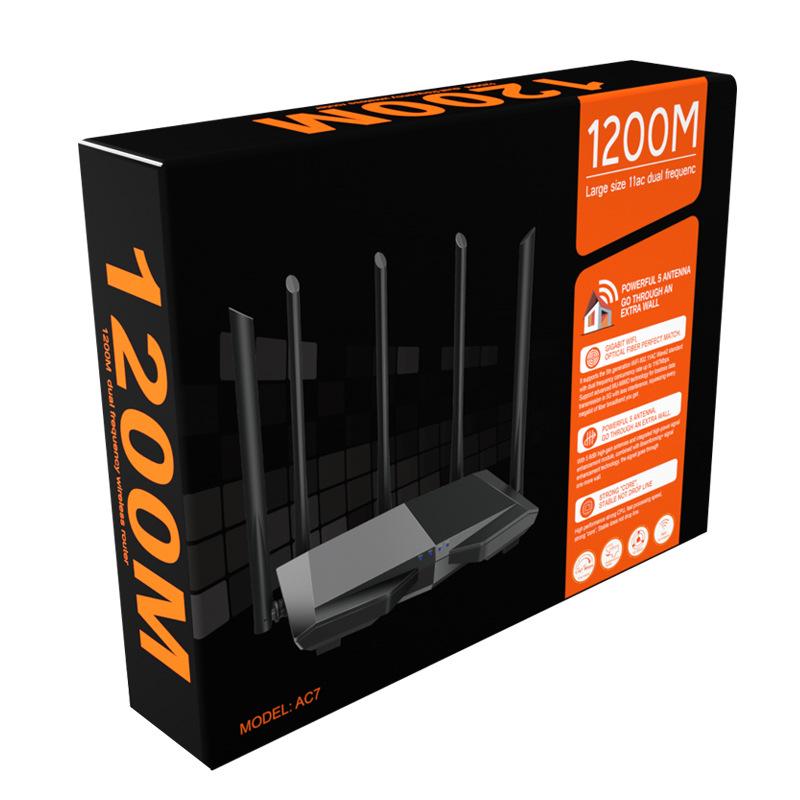 Tenda Tengda Ac7 Wireless WiFi Home Ac1200m English Version Wireless5 G Router Router