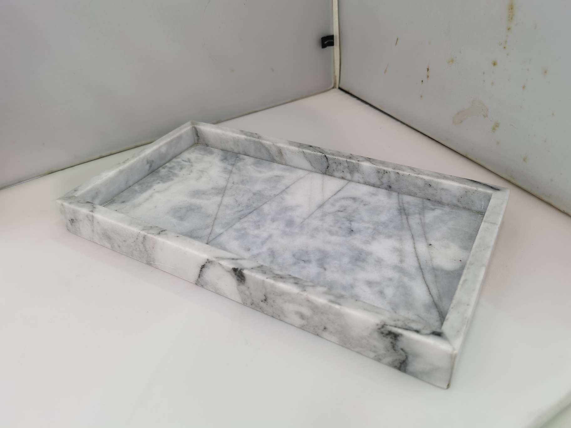 Marble display plates, handicrafts, scented stone tableware, decorative trays, exquisite gifts, craft ornaments, home decoration artworks detail image 1