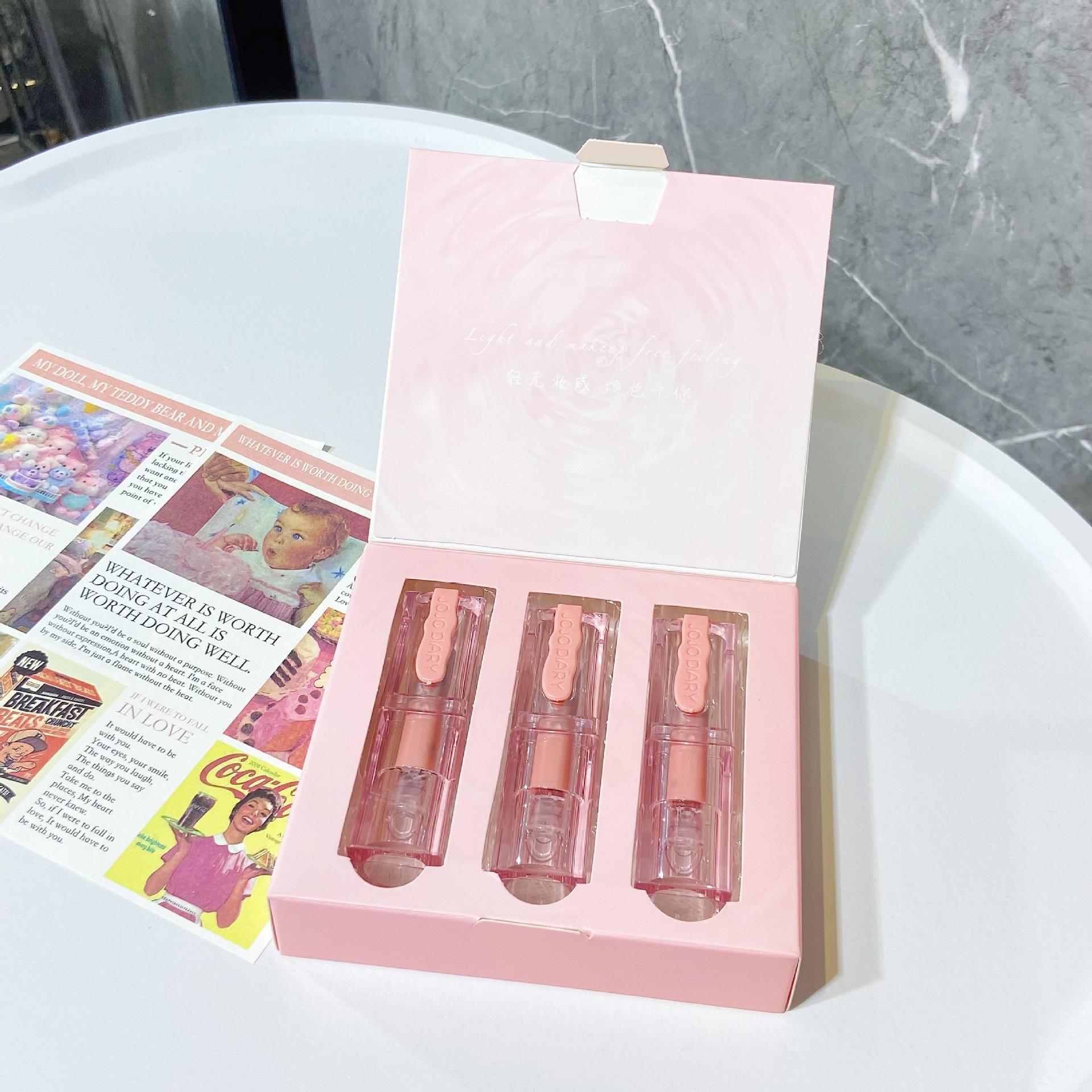 jojo diary makeup pure petroleum jelly lipstick smoke series mirror lip balm matte lip gloss waterproof niche autumn and winter women