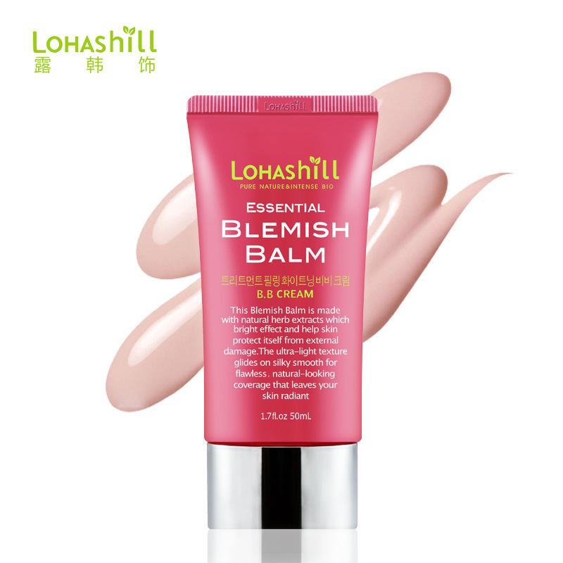 Makeup Lohashill Dew Korean Decoration Bright Light Magic Pink BB Cream moisturizing Oil Control Concealer Foundation Item Picture