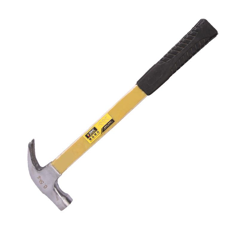factory wholesale inster non-slip suction nail bakelite handle nail hammer 0.5kg claw hammer lengthened insulation handle nail hammer Item Picture