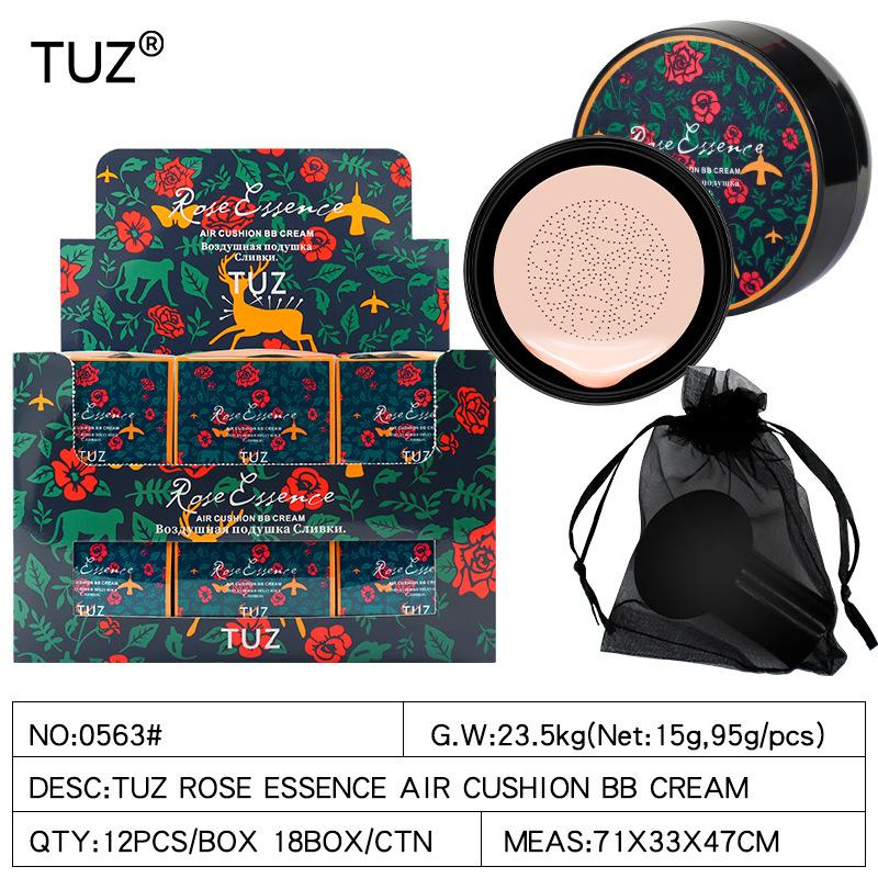 tuz rose collagen cc cream mushroom-shaped haircut cushion bb cream liquid foundation concealer brightening skin exclusive for cross-border