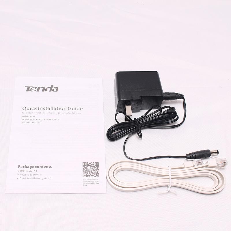 Tengda AC10 Dual-Frequency Gigabit Wireless English Router Ac 1200M WiFi Optical Fiber Home Router Application Scenario