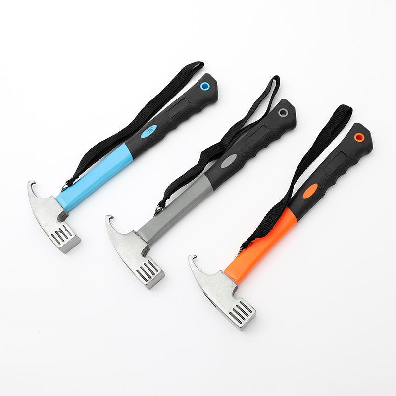 outdoor hammer camping hammer outdoor ground claw hammer olecranon hammer export south korea carbon steel hammer camping tent canopy claw hammer claw hammer full figure
