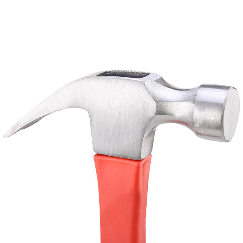 handle multifunctional nail hammer solid nail hammer mini rubber hammer carbon steel claw hammer hammer in stock Item Picture