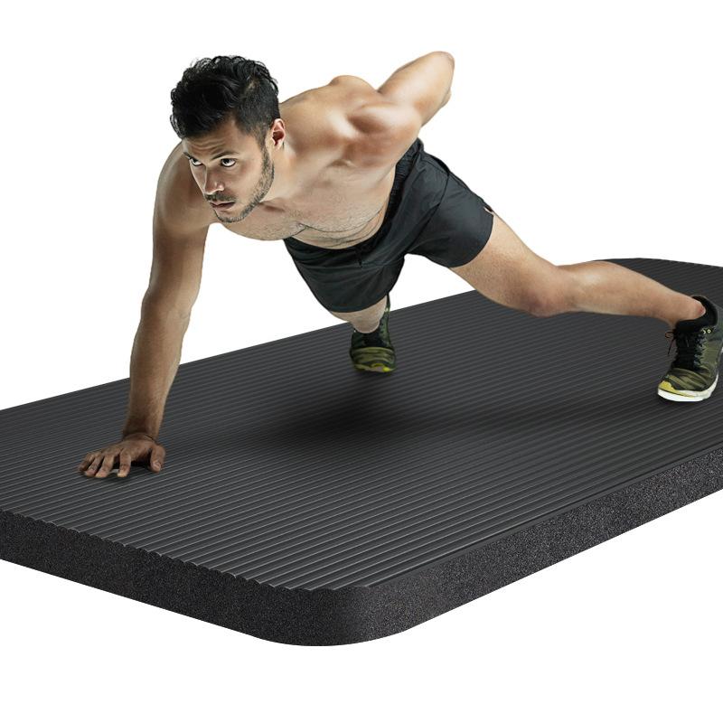 men's fitness mat beginner yoga mat thickened widened lengthened sports yoga mat home