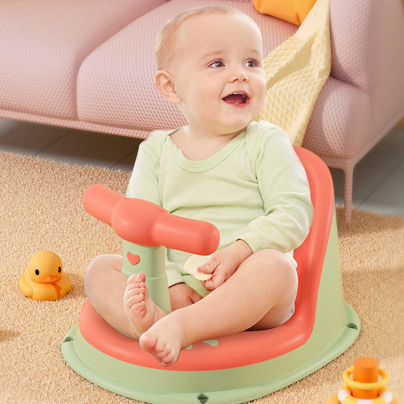 baby chair miracle baby sponge newborn baby bath seat adjustable sitting and lying support non-slip children bath stool